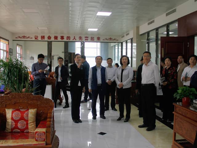 济宁市政协副主席倪丽君莅临世界杯信誉买球机械调研指导工作